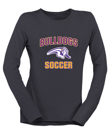 Wauconda Bulldogs Soccer #1 Women's Premium LS T-Shirt
