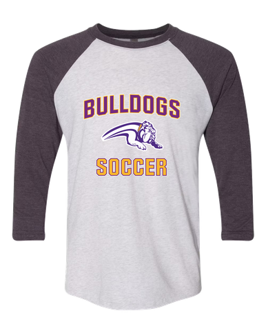 Wauconda Bulldogs Soccer #1 Men's Baseball T-Shirt