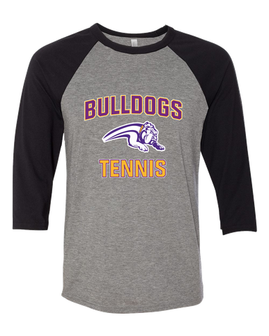 Wauconda Bulldogs Tennis Women's Baseball T-Shirt