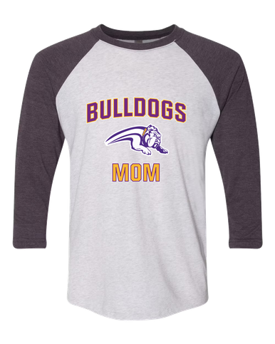 Wauconda Bulldogs Mom Women's Baseball T-Shirt