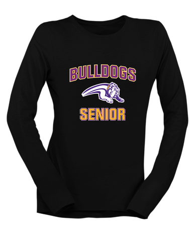 Wauconda Bulldogs Senior #1 Women's LS T-Shirt