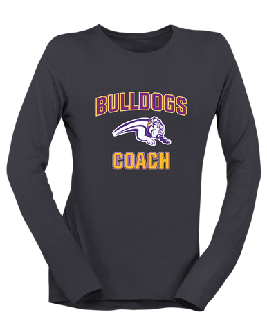 Wauconda Bulldogs Coach Women's LS T-Shirt