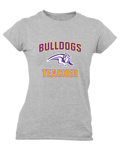 Wauconda Bulldogs Teacher Women's Premium SS T-Shirt