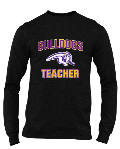 Wauconda Bulldogs Teacher Men's Premium LS T-Shirt
