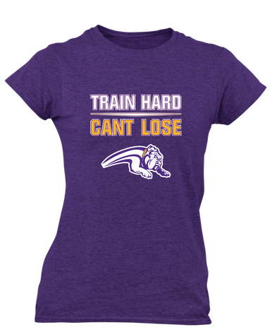 Wauconda Bulldogs Train Hard, Can't Lose Women's Premium SS T-Shirt