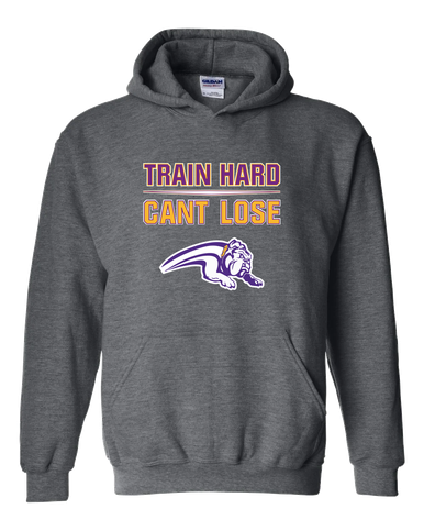 Wauconda Bulldogs Train Hard, Can't Lose Men's Hoodie