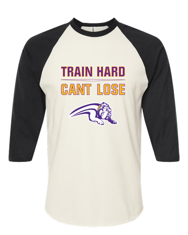 Wauconda Bulldogs Train Hard, Can't Lose Men's Baseball T-Shirt