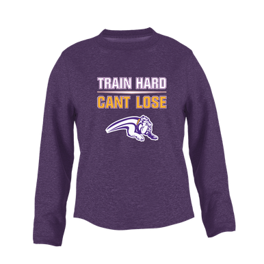 Wauconda Bulldogs Train Hard, Can't Lose Women's Sweatshirt