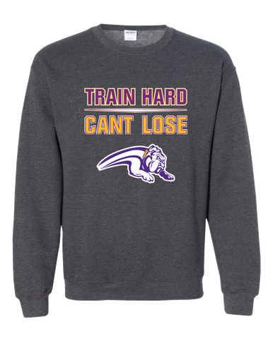 Wauconda Bulldogs Train Hard, Can't Lose Men's Sweatshirt