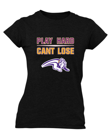 Wauconda Bulldogs Play Hard, Can't Lose Women's SS T-Shirt
