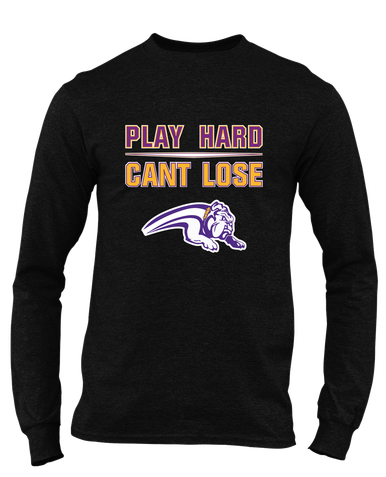 Wauconda Bulldogs Play Hard, Can't Lose Men's Premium LS T-Shirt