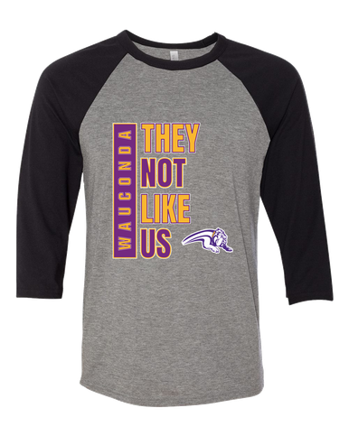 Wauconda Bulldogs They Not Like Us #1 Men's Baseball T-Shirt