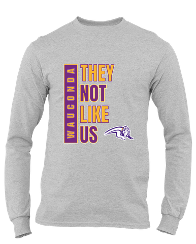 Wauconda Bulldogs They Not Like Us #1 Men's Premium LS T-Shirt