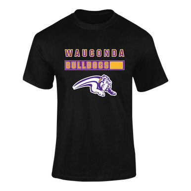 Wauconda Bulldogs Mascot #7 Men's SS T-Shirt