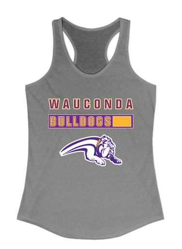 Wauconda Bulldogs Mascot #7 Women's Tank Top