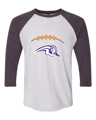 Wauconda Bulldogs Football #2 Women's Baseball T-Shirt