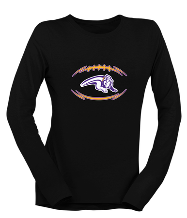 Wauconda Bulldogs Football #3 Women's LS T-Shirt