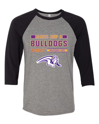 Wauconda Bulldogs Mindset Women's Baseball T-Shirt