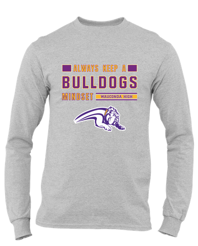 Wauconda Bulldogs Mindset Men's Premium LS T-Shirt