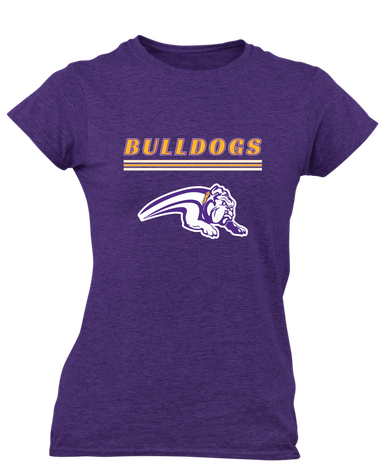 Wauconda Bulldogs Mascot #8 Women's Premium SS T-Shirt