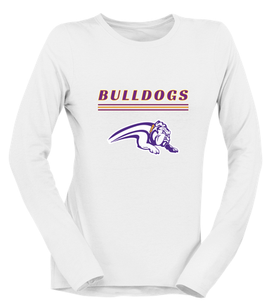 Wauconda Bulldogs Mascot #8 Women's Premium LS T-Shirt