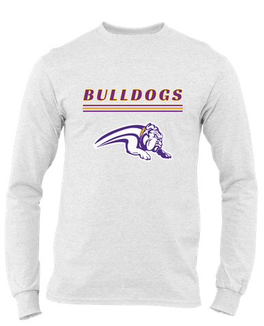 Wauconda Bulldogs Mascot #8 Men's Premium LS T-Shirt