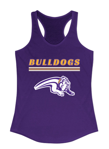 Wauconda Bulldogs Mascot #8 Women's Tank Top