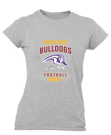 Wauconda Bulldogs Football #6 Women's SS T-Shirt