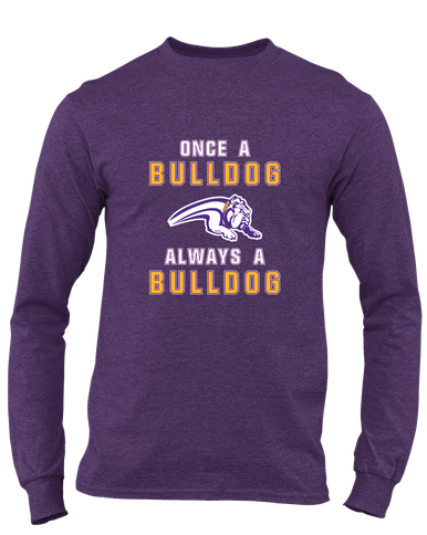 Wauconda Bulldogs Once A Men's LS T-Shirt