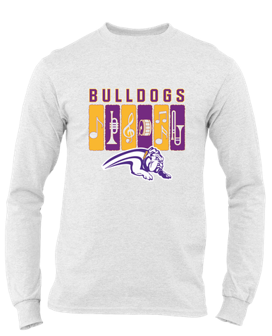 Wauconda Bulldogs Band # 2 Men's LS T-Shirt