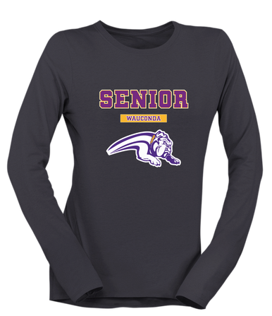 Wauconda Bulldogs Senior #2 Women's Premium LS T-Shirt