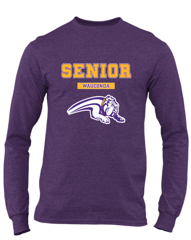 Wauconda Bulldogs Senior #2 Men's LS T-Shirt