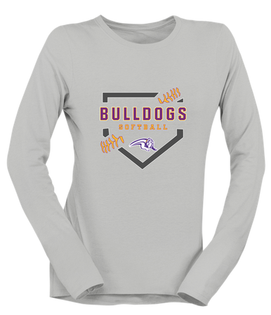 Wauconda Bulldogs Softball #2 Women's Premium LS T-Shirt