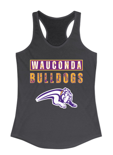 Wauconda Bulldogs Mascot #9 Women's Tank Top
