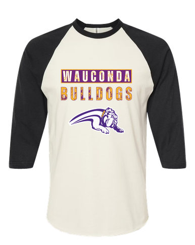 Wauconda Bulldogs Mascot #9 Women's Baseball T-Shirt