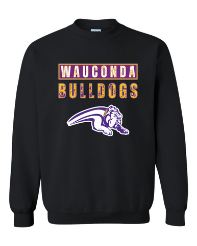 Wauconda Bulldogs Mascot #9 Men's Sweatshirt