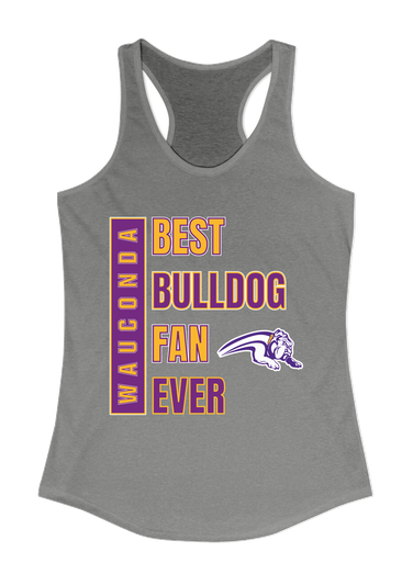 Wauconda Bulldogs Best Bulldog Fan Women's Tank Top