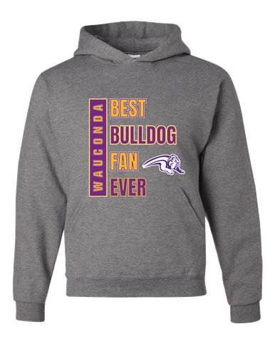 Wauconda Bulldogs Best Bulldog Fan Men's Premium Hoodie