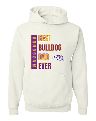Wauconda Bulldogs Best Bulldog Dad Men's Premium Hoodie