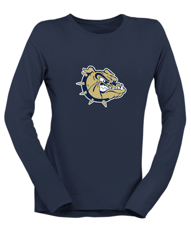 C.D. Hylton Bulldogs Mascot #1 Women's Premium LS T-Shirt