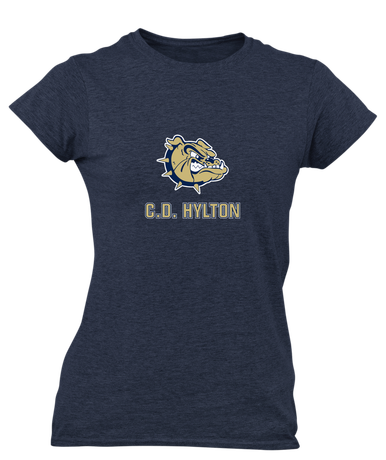 C.D. Hylton Bulldogs Mascot #2 Women's Premium SS T-Shirt