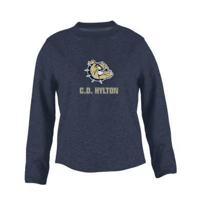 C.D. Hylton Bulldogs Mascot #2 Women's Sweatshirt