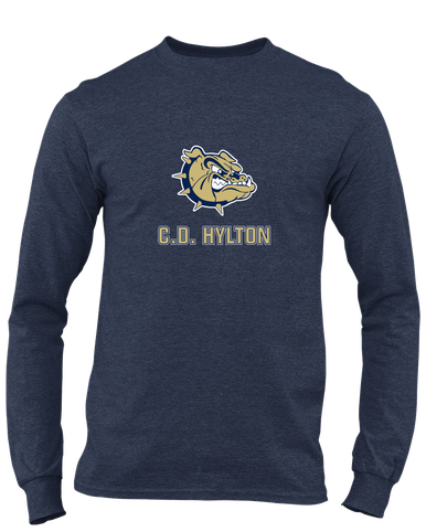 C.D. Hylton Bulldogs Mascot #2 Men's Premium LS T-Shirt