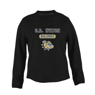 C.D. Hylton Bulldogs Mascot #3 Women's Sweatshirt