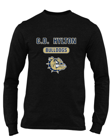 C.D. Hylton Bulldogs Mascot #3 Men's Premium LS T-Shirt