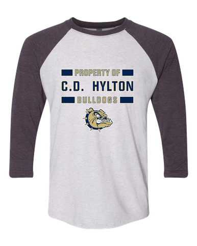 C.D. Hylton Bulldogs Property Of Men's Baseball T-Shirt