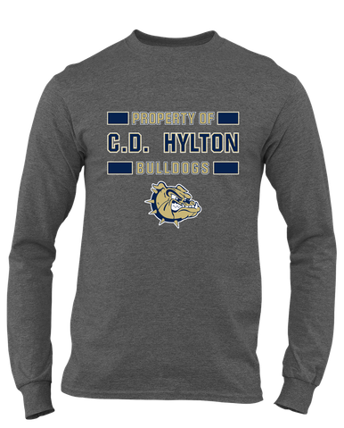 C.D. Hylton Bulldogs Property Of Men's Premium LS T-Shirt