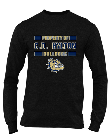 C.D. Hylton Bulldogs Property Of Men's LS T-Shirt