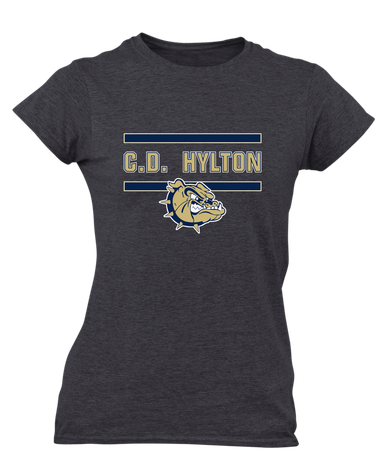 C.D. Hylton Bulldogs Mascot #4 Women's Premium SS T-Shirt