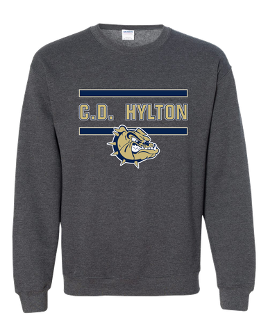 C.D. Hylton Bulldogs Mascot #4 Men's Sweatshirt